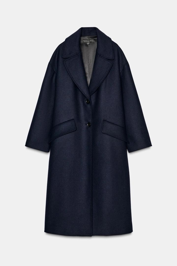 Zara Шерстяное пальто