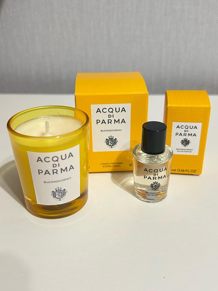 Парфюмерия Acqua di Parma Buongiorno и свеча