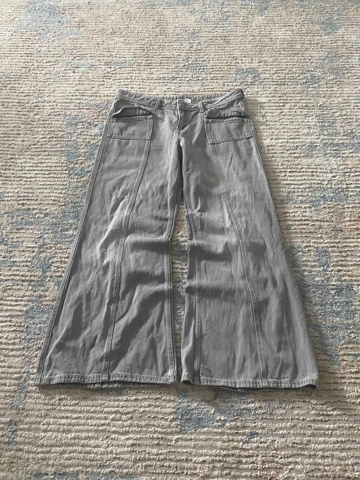 H&M Japan очень широкие wide джинсы