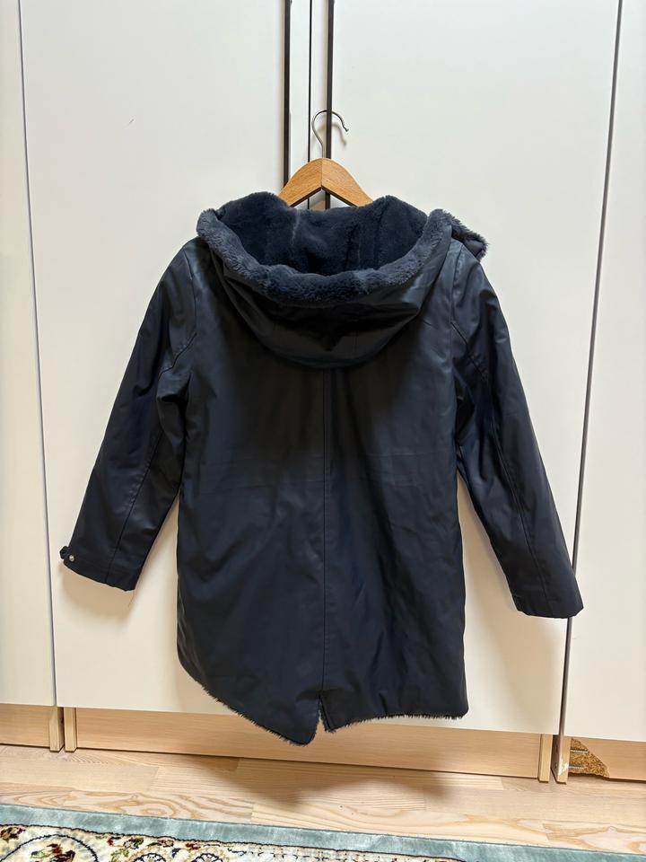 Zara Kids Парка для девочки с мехом