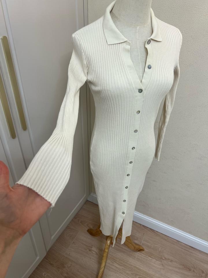 Трикотажное платье-поло Zara
