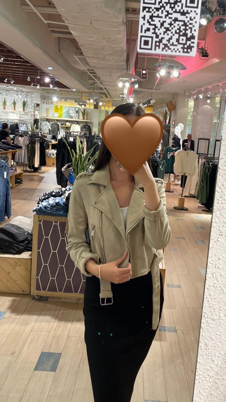 Pull & Bear Куртка-косуха из замши
