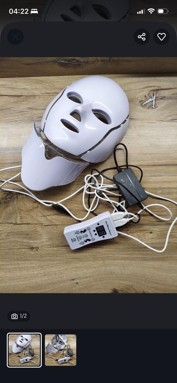 Светодиодная LED маска для фототерапии лица