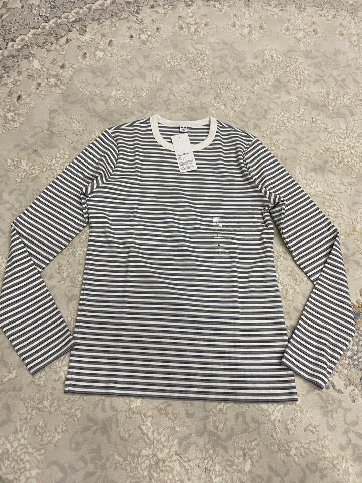 Лонгслив в полоску Uniqlo