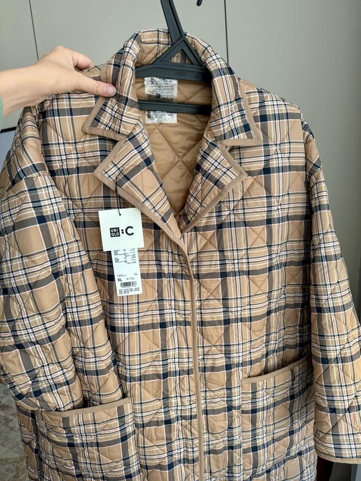 Стеганая куртка- пальто UNIQLO