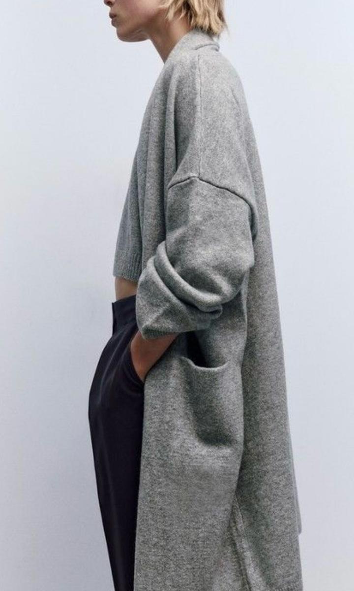 ZARA Кардиган оверсайз