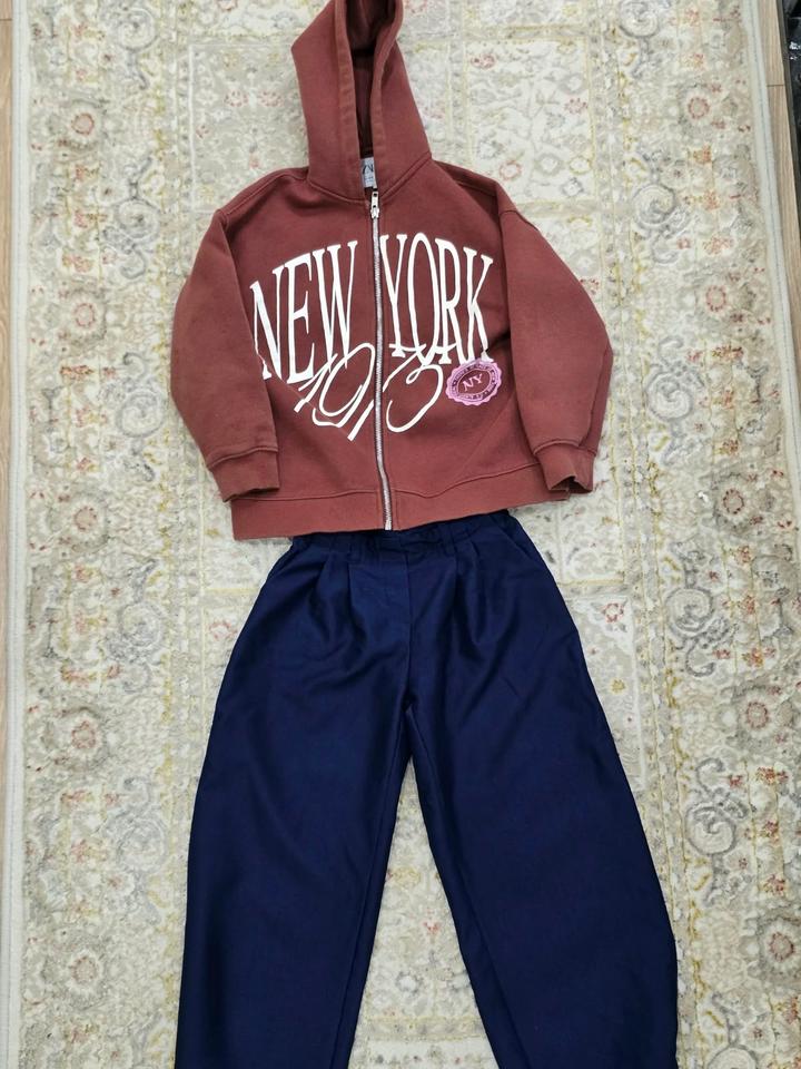 Комплект для девочки Zara + Koton Kids, 7–9 лет