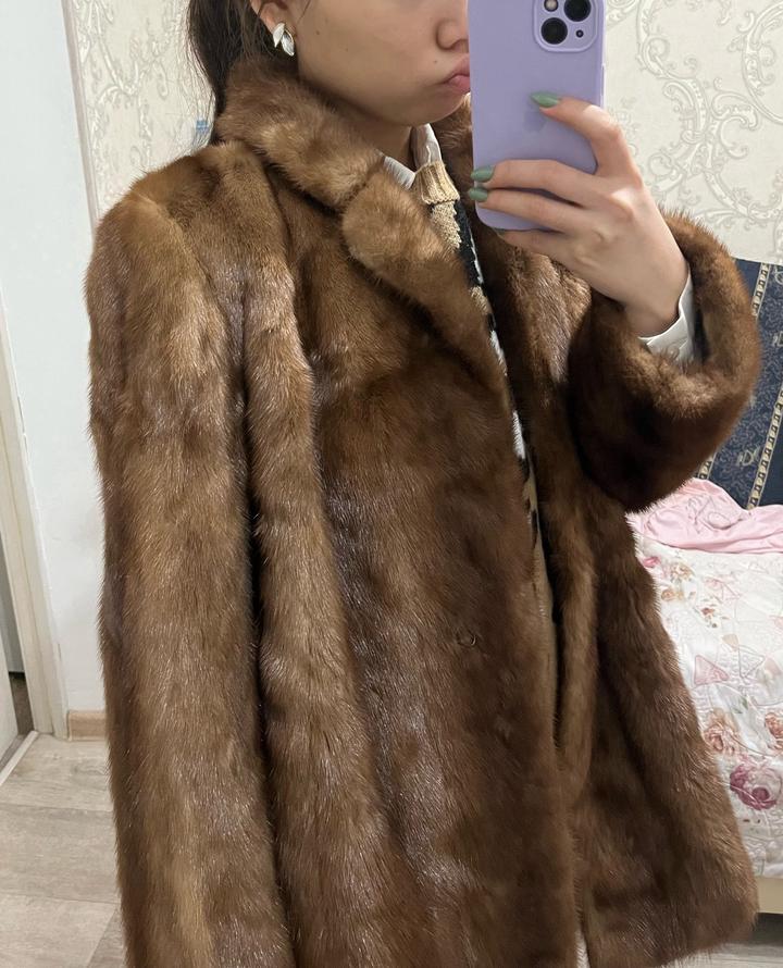 Шуба из норки