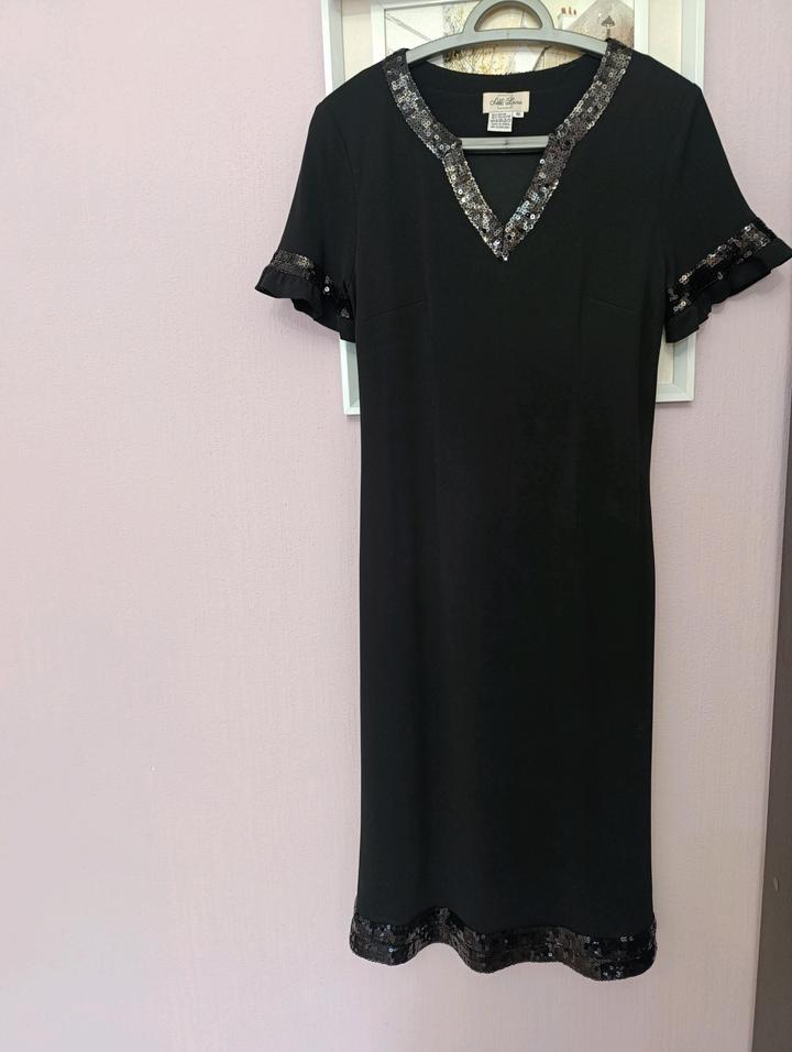 Платье черное вечернее, Silfc Line Корея