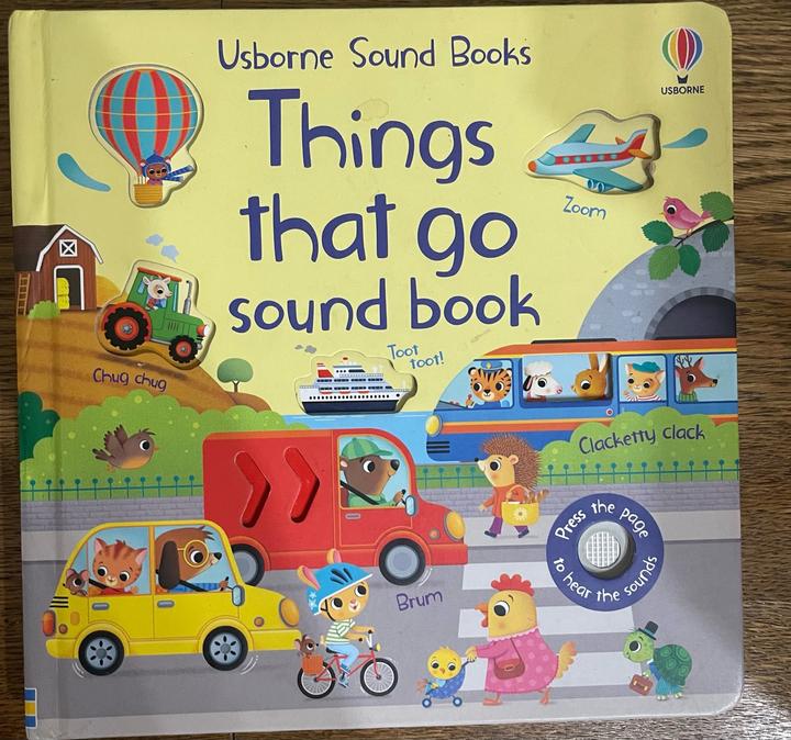 Things that go sound book