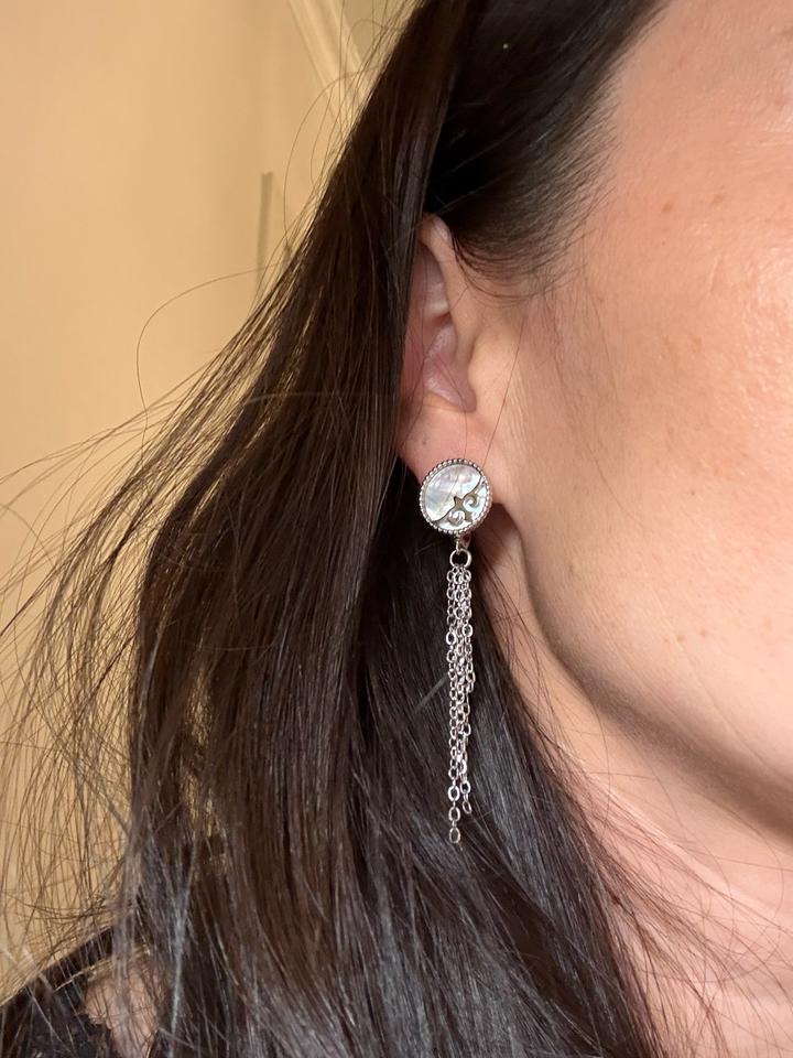 Hand Made Серьги с подвесками-цепочками
