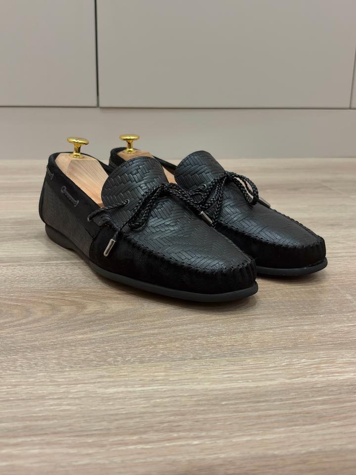A&A Brothers Черные мокасины
