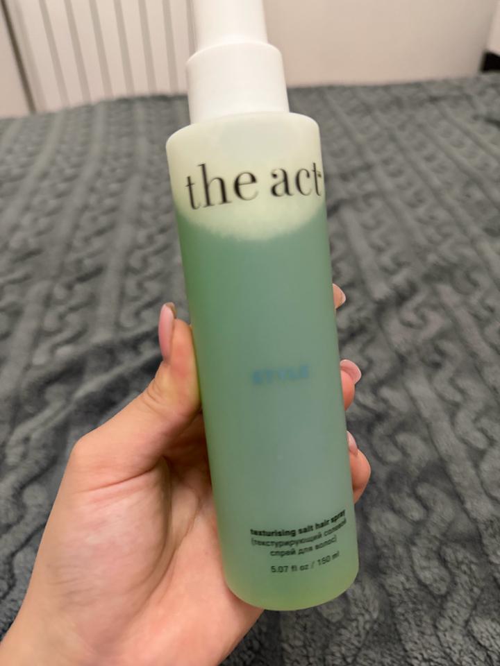 the act солевой спрей для волос
