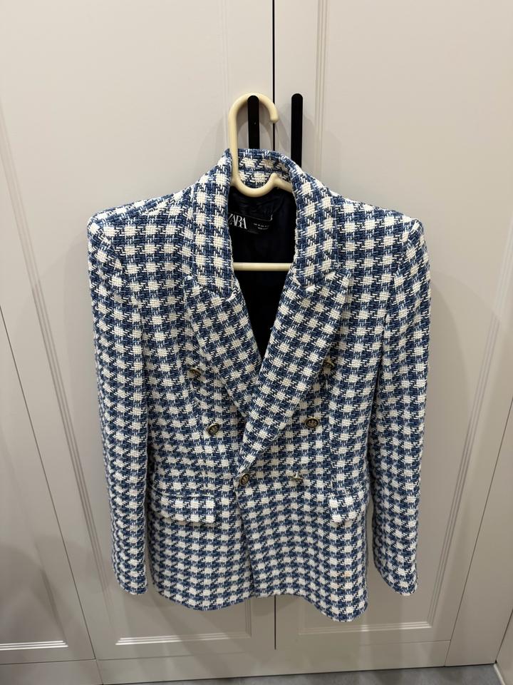 Твидовый пиджак ZARA
