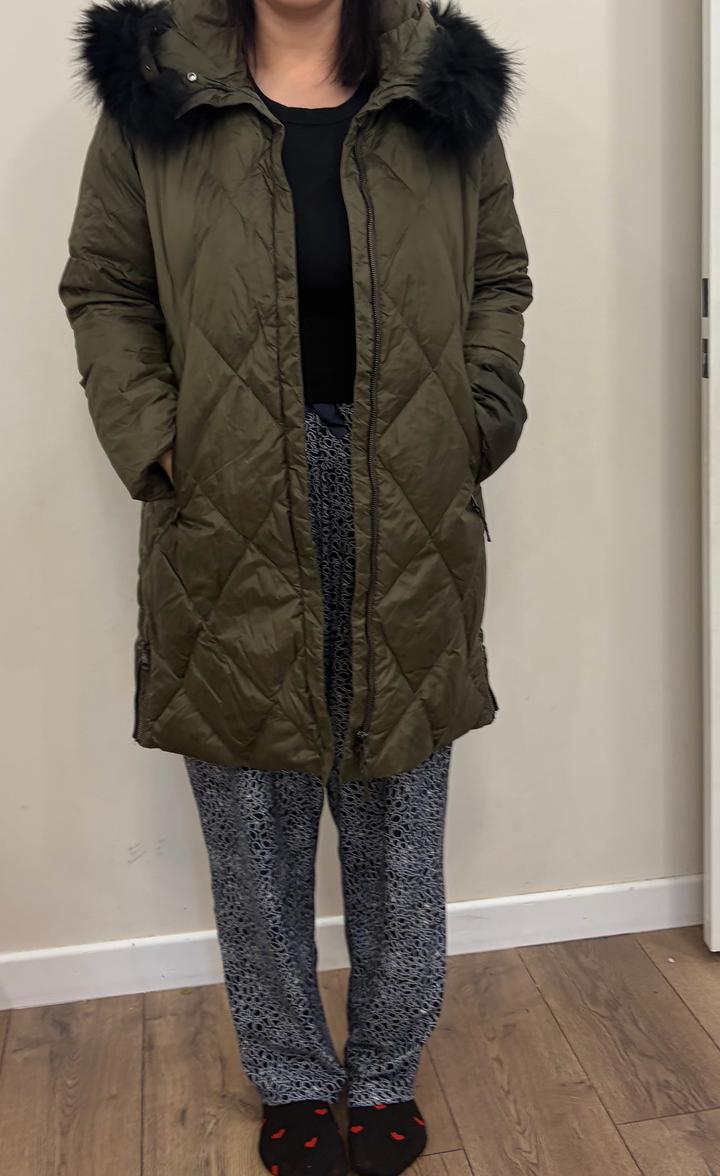 Max Mara Стеганый пуховик с капюшоном