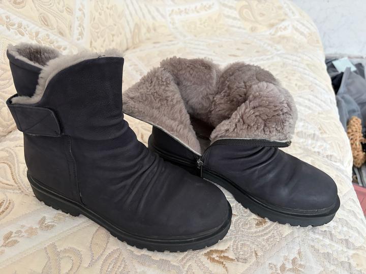Зимние ботинки с мехом