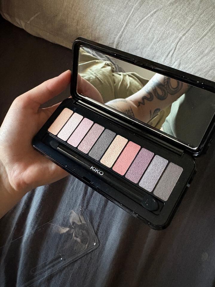 Палетка теней KIKO MILANO soft nude GARDEN ROSE