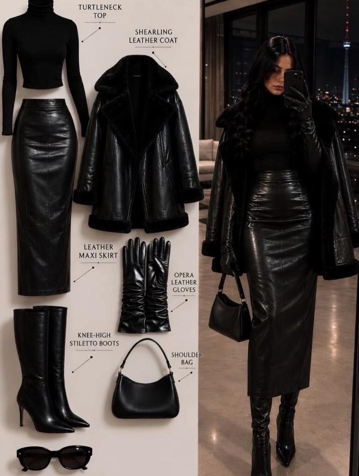 Миди-юбка из экокожи Zara, с высокой талией и скрытой застежкой-молнией
