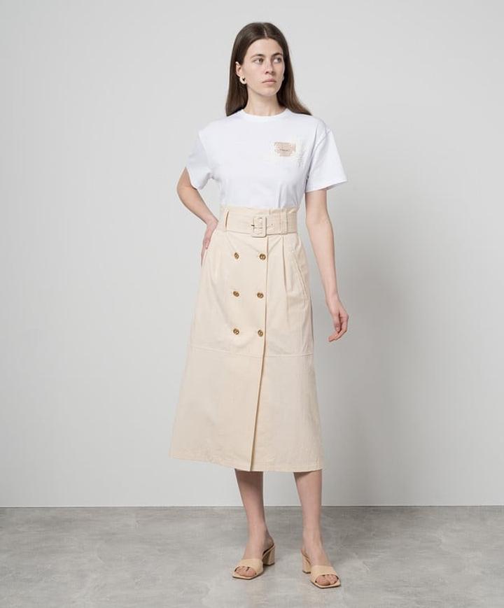 Юбка TWINSET Milano оригинал, 100% хлопок, размер 46, б/у