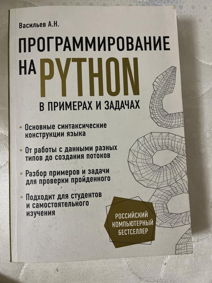 Программирование на Python в примерах и задачах