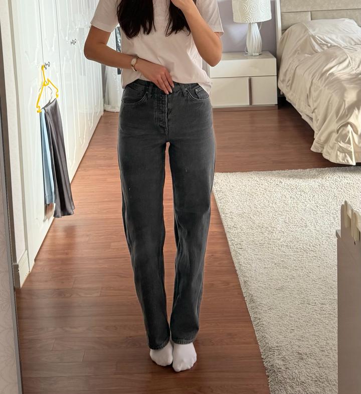 Zara джинсы прямые женские