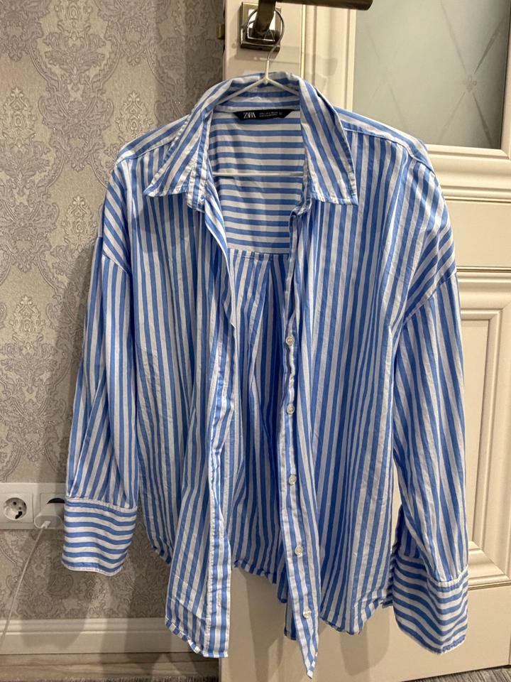 Рубашка ZARA в полоску
