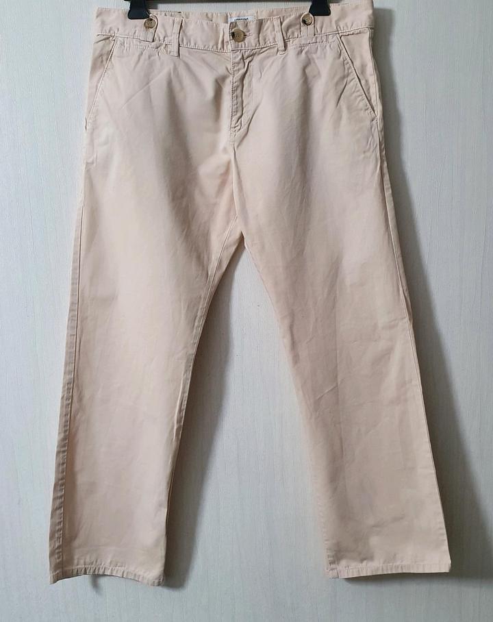 Брюки песочного цвета Moschino Jeans, 52