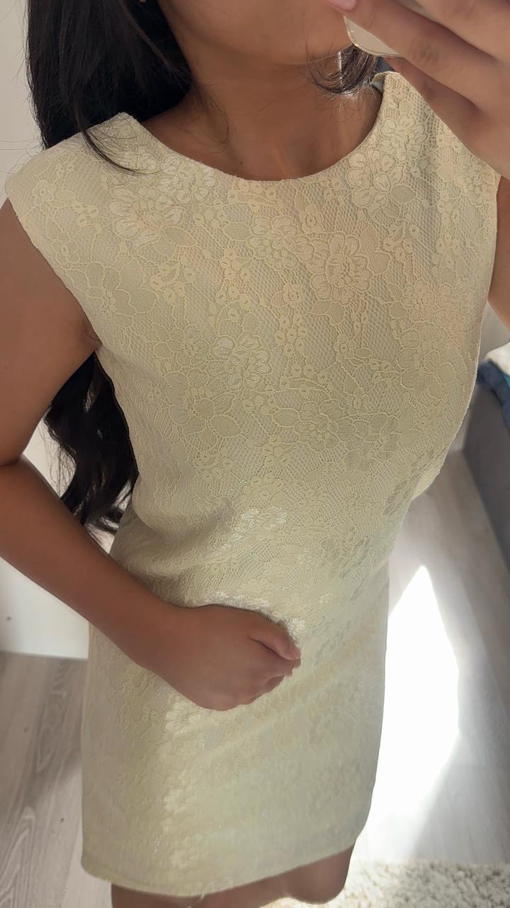 selina style Детское платье  молочного цвета