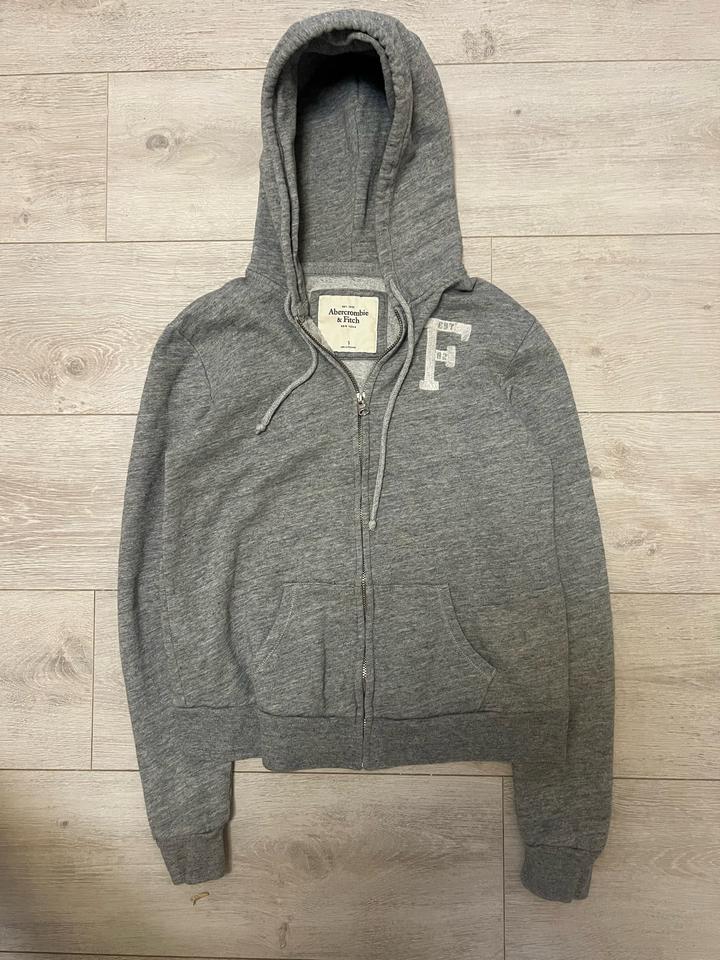 Толстовка на молнии Abercrombie & Fitch с капюшоном