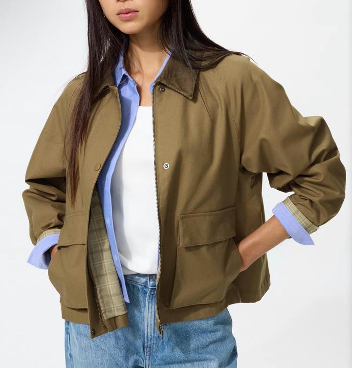 Uniqlo куртка с  воротником