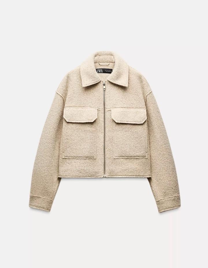 Букле жакет Zara оригинал