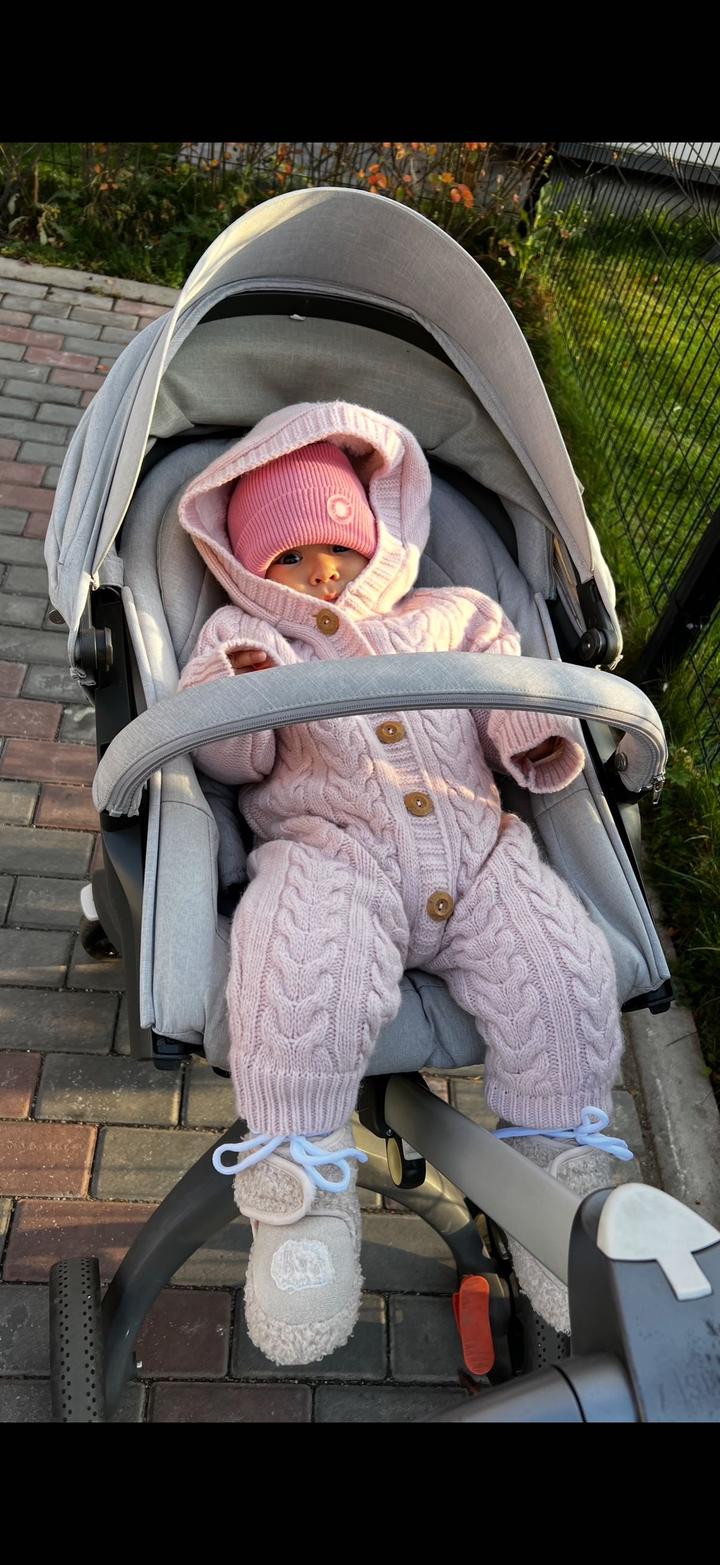 Вязаный комбинезон lara babies