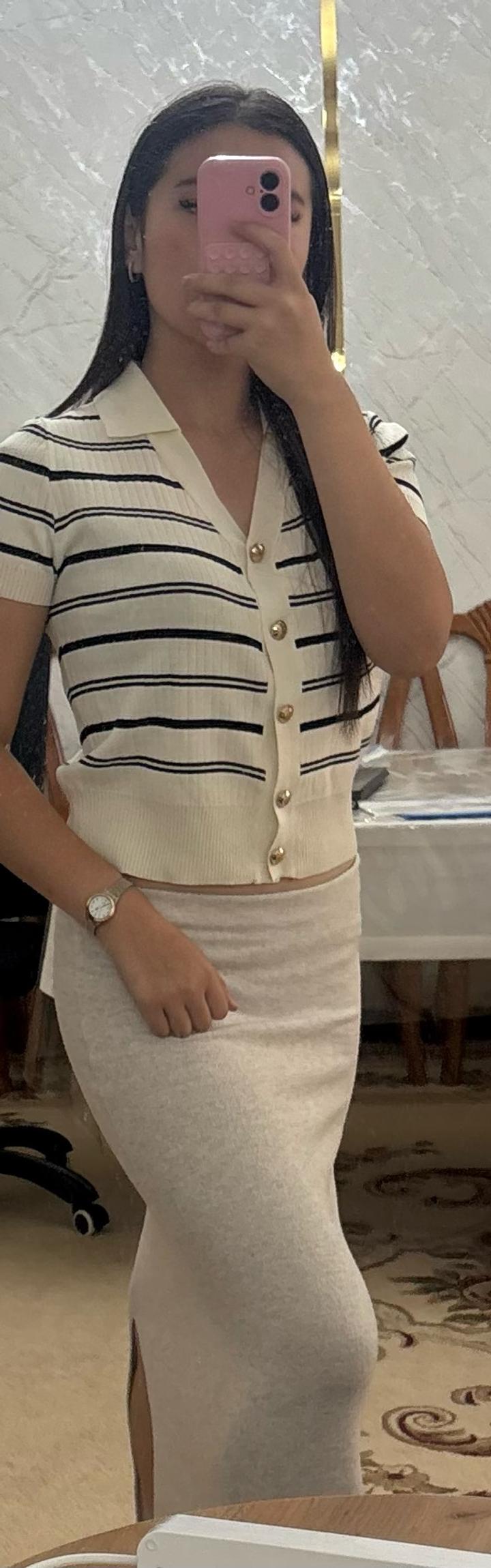 Pull & Bear Молочная юбка