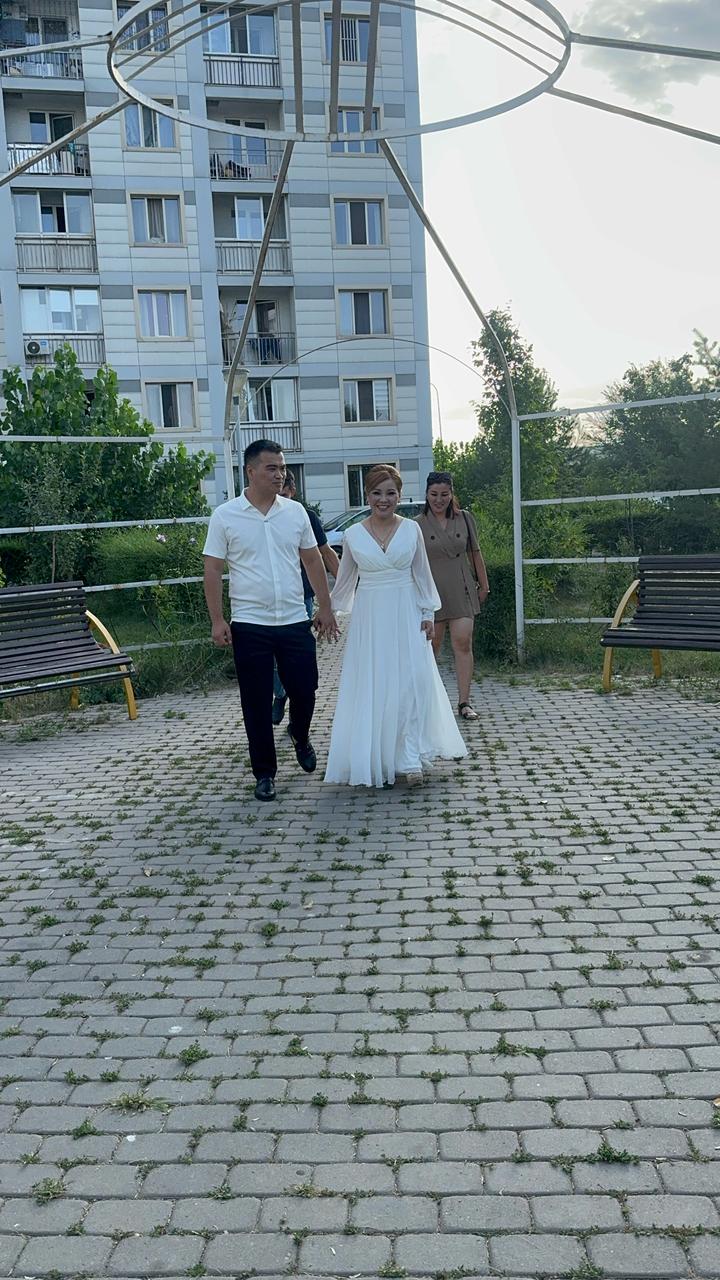 Свадебное платье макси