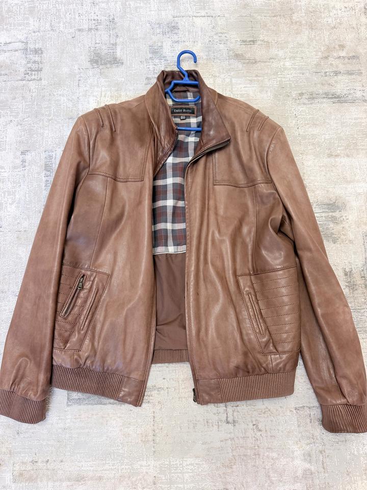 Emilio Russo Куртка кожаная unisex