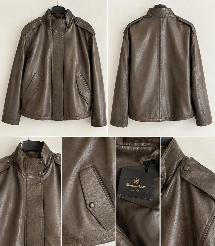 Куртка кожаная Massimo Dutti
