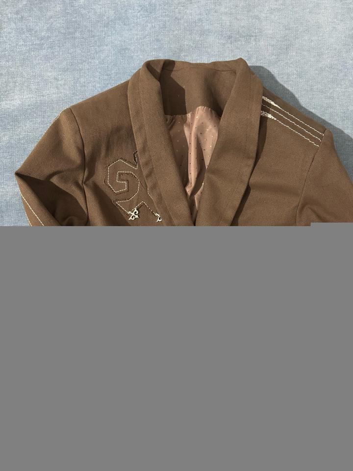 Handmade (ручная работа) Пиджак женский с вышивкой