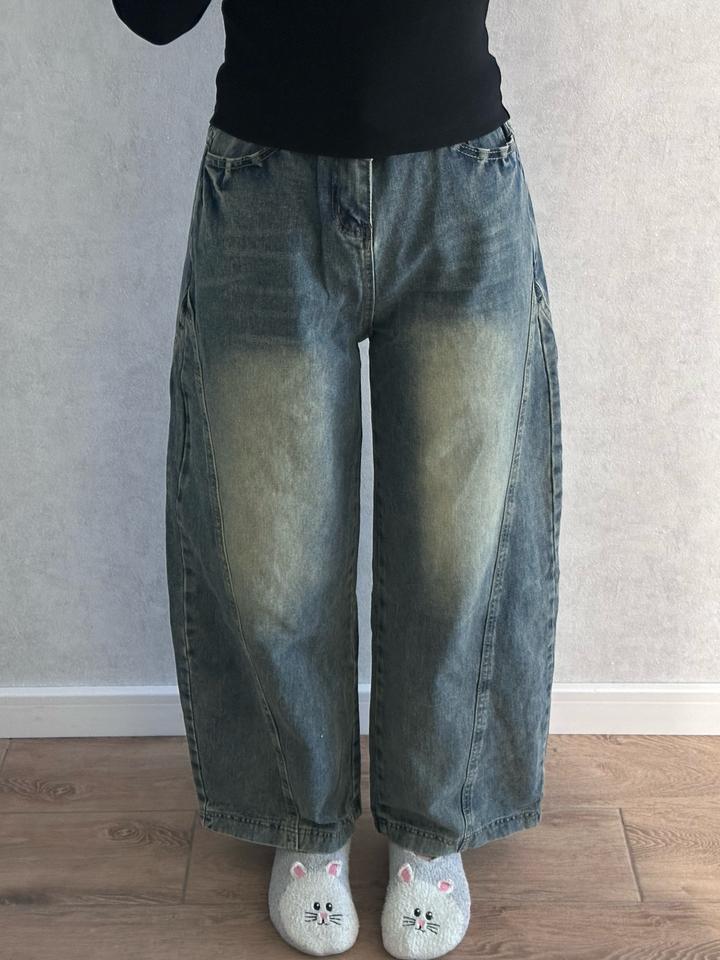 &Denim Женские широкие джинсы