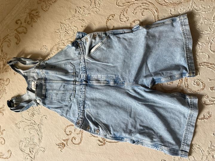 Мужской Джинсовый комбинезон ZARA