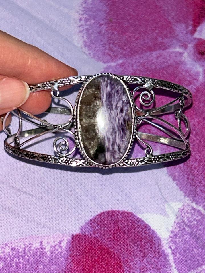Handmade (ручная работа) Браслет с Чароитом
