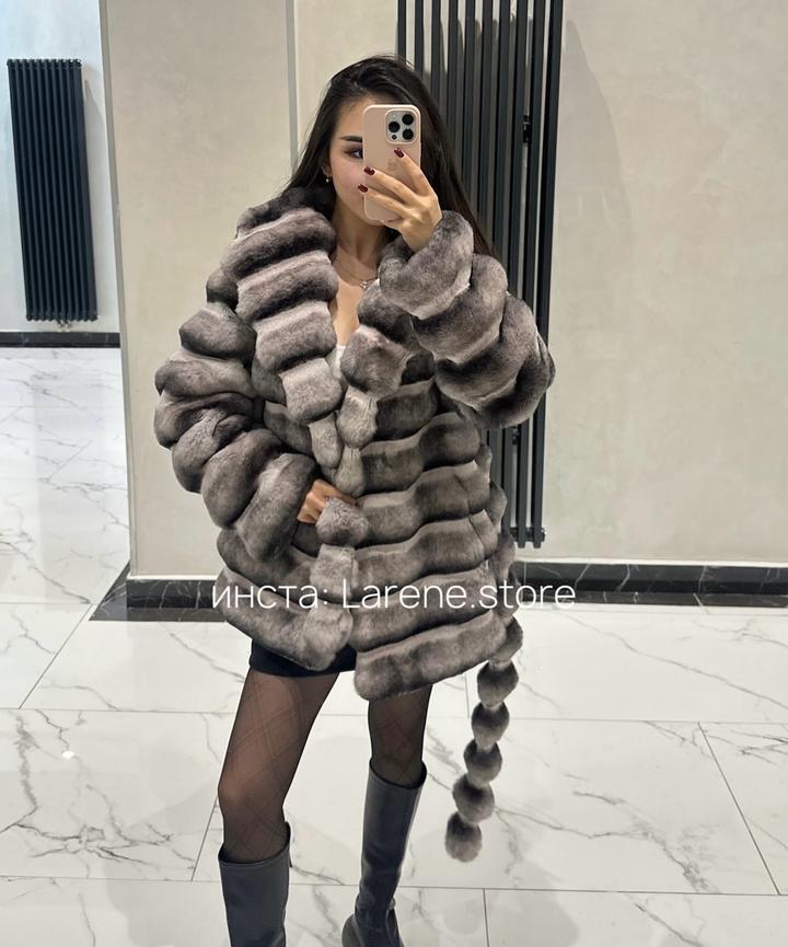 Шуба эко шиншилла