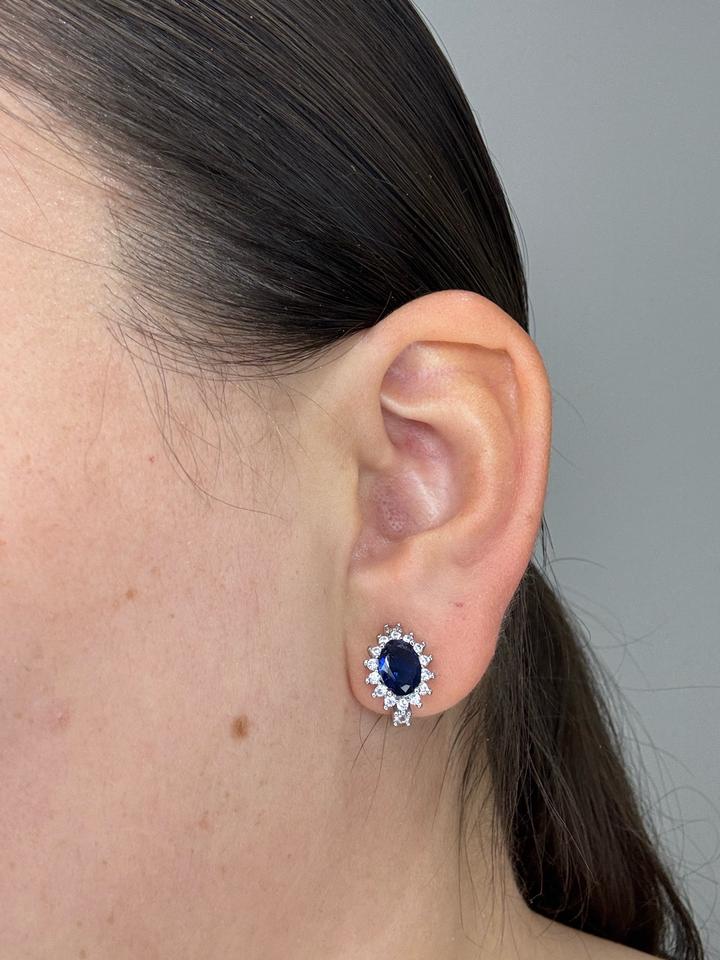 серебро 925 Серьги с Английским замком из серебра 925 пробы/S925