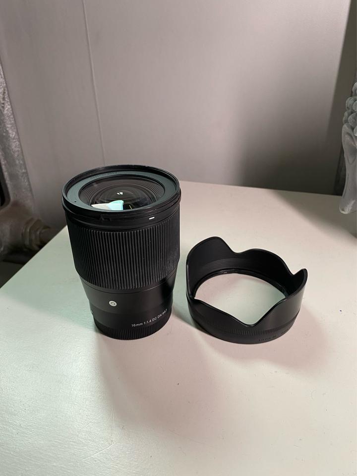 Sony sigma 16mm объектив