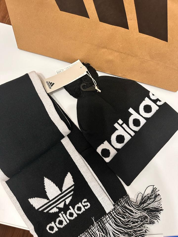 Комплект adidas шапка и шарф