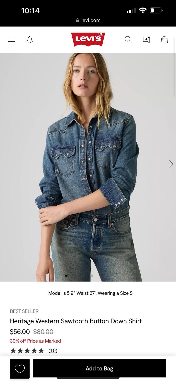 Levi's Levi’s Рубашка Женская М