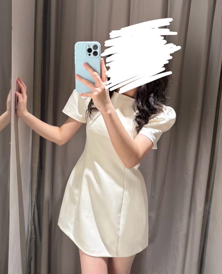 Белое платье ZARA