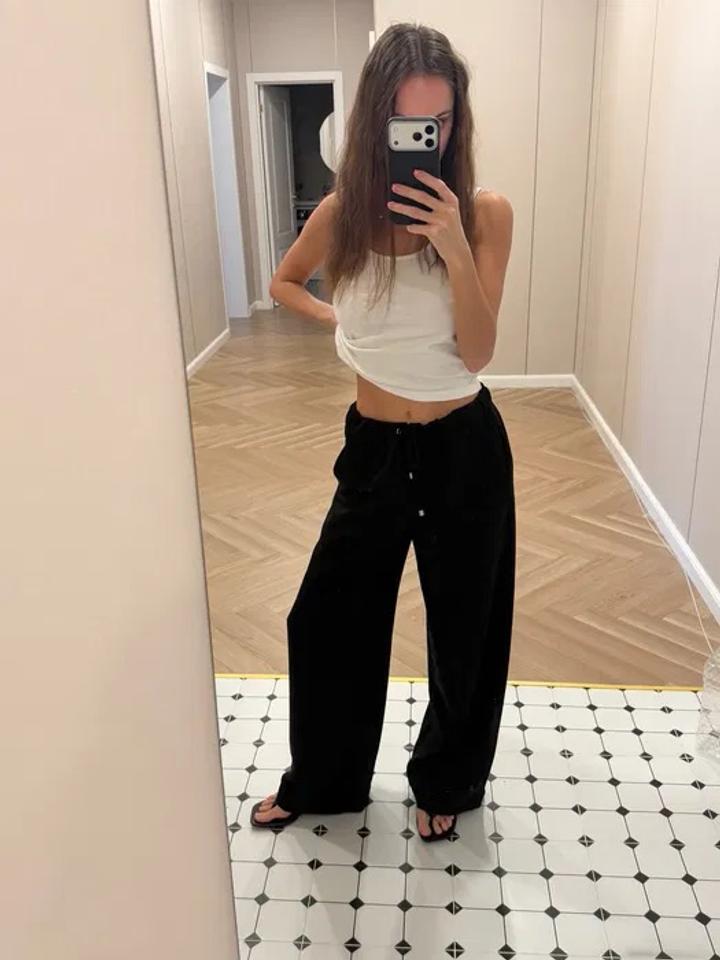 Широкие брюки Zara -S