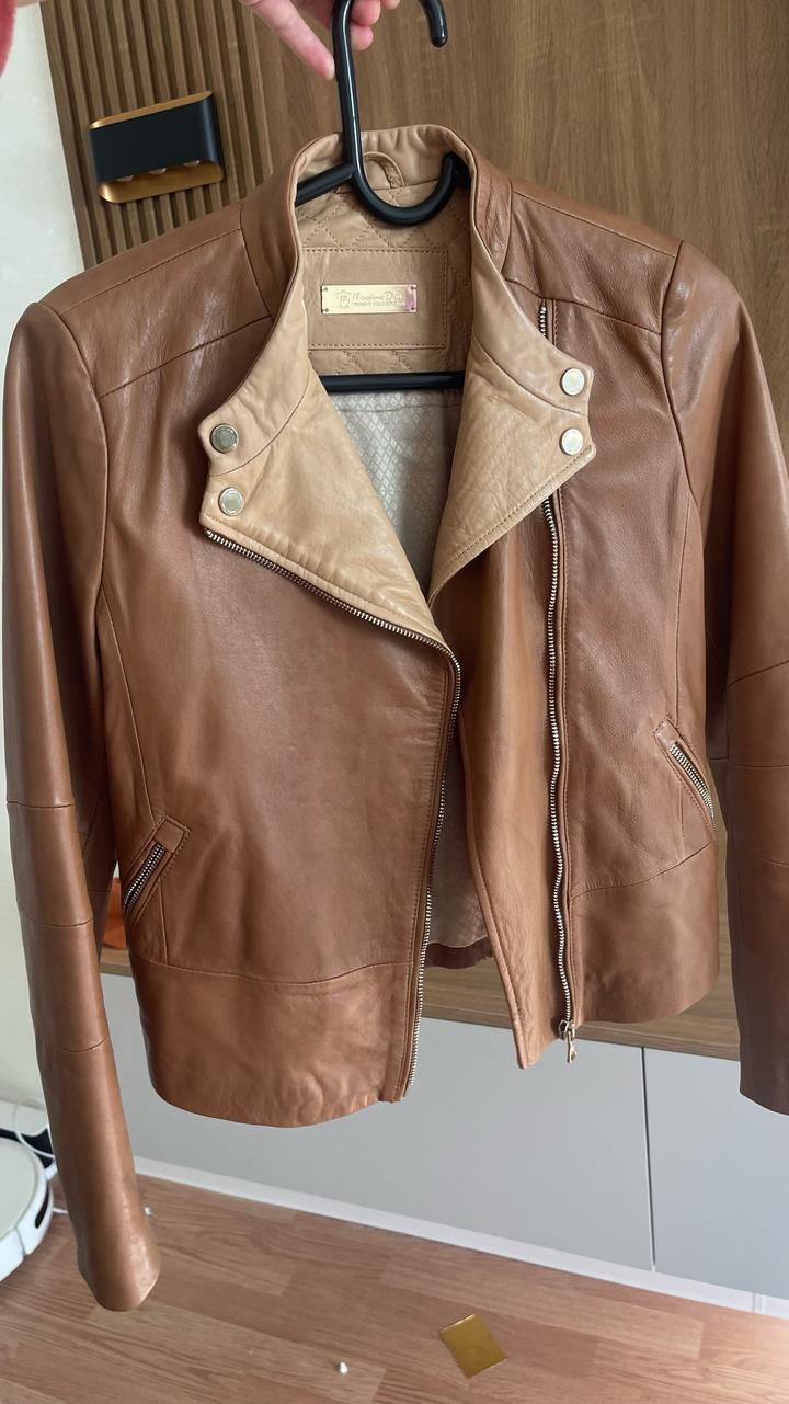 Кожаная куртка Massimo Dutti