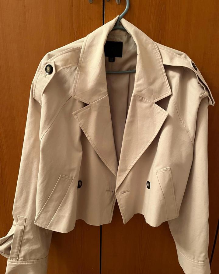 Укороченный тренч Zara