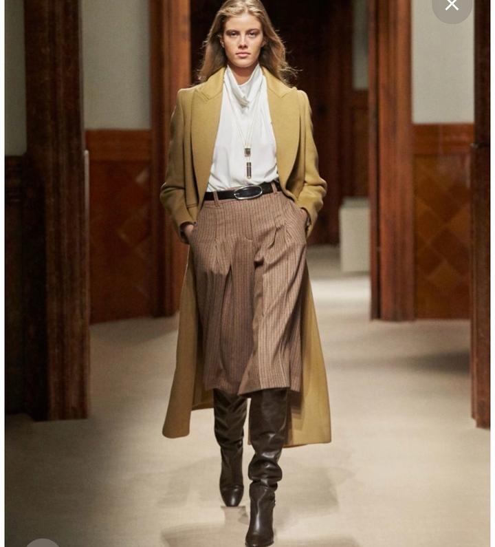 Massimo Dutti Брюки кюлоты с поясом  Massimo dutto
